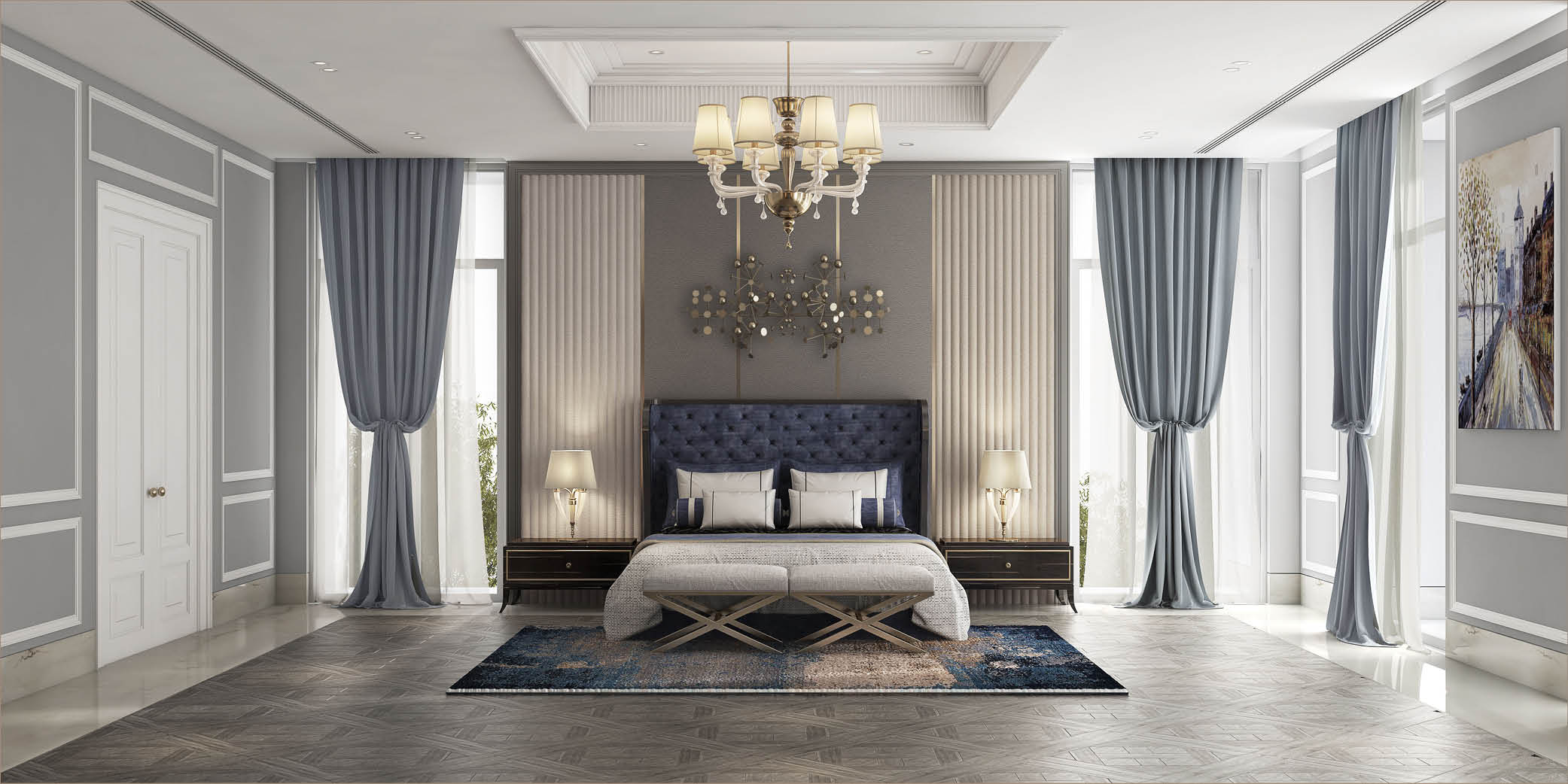 Stylish Bedroom Interior
